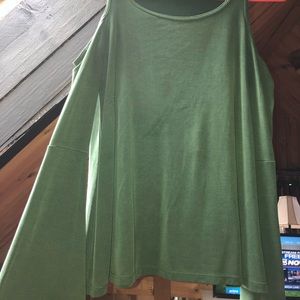 Green blouse